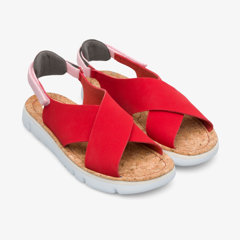 Camper Oruga Red - Camper Women's Sandals ||3089-TPUMD||